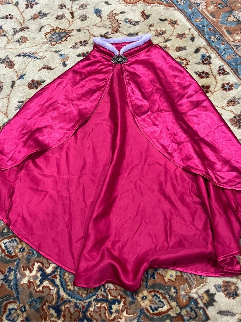 Disney’s Frozen Ana Blue and Teal Princess Dress Costume - Picture 5 of 6